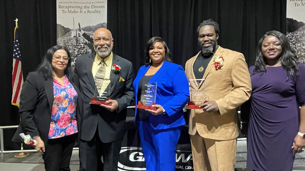 Tamarra coleman receives gateway technical college dr king