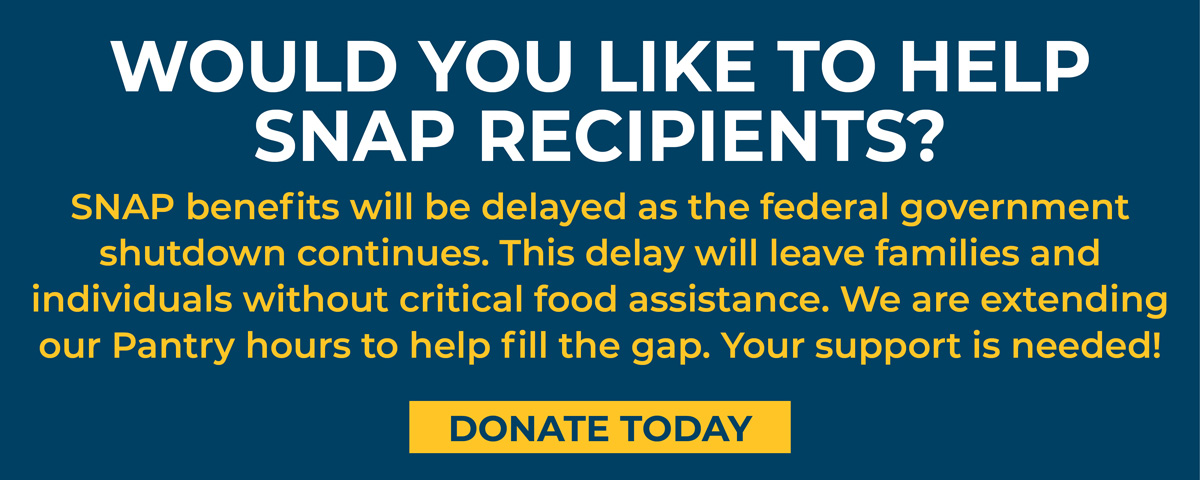 Donate today to help SNAP recipients